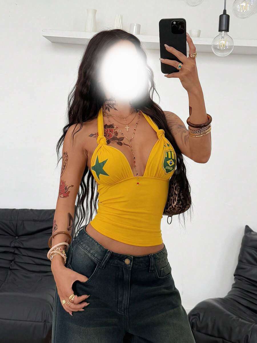 Brazil National Football Team Sleeveless Top image 4