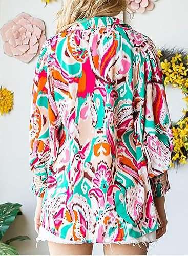 Floral print Long Sleeve Casual Shirt image 7