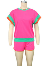 Color Block Casual Sportswear Set image 5