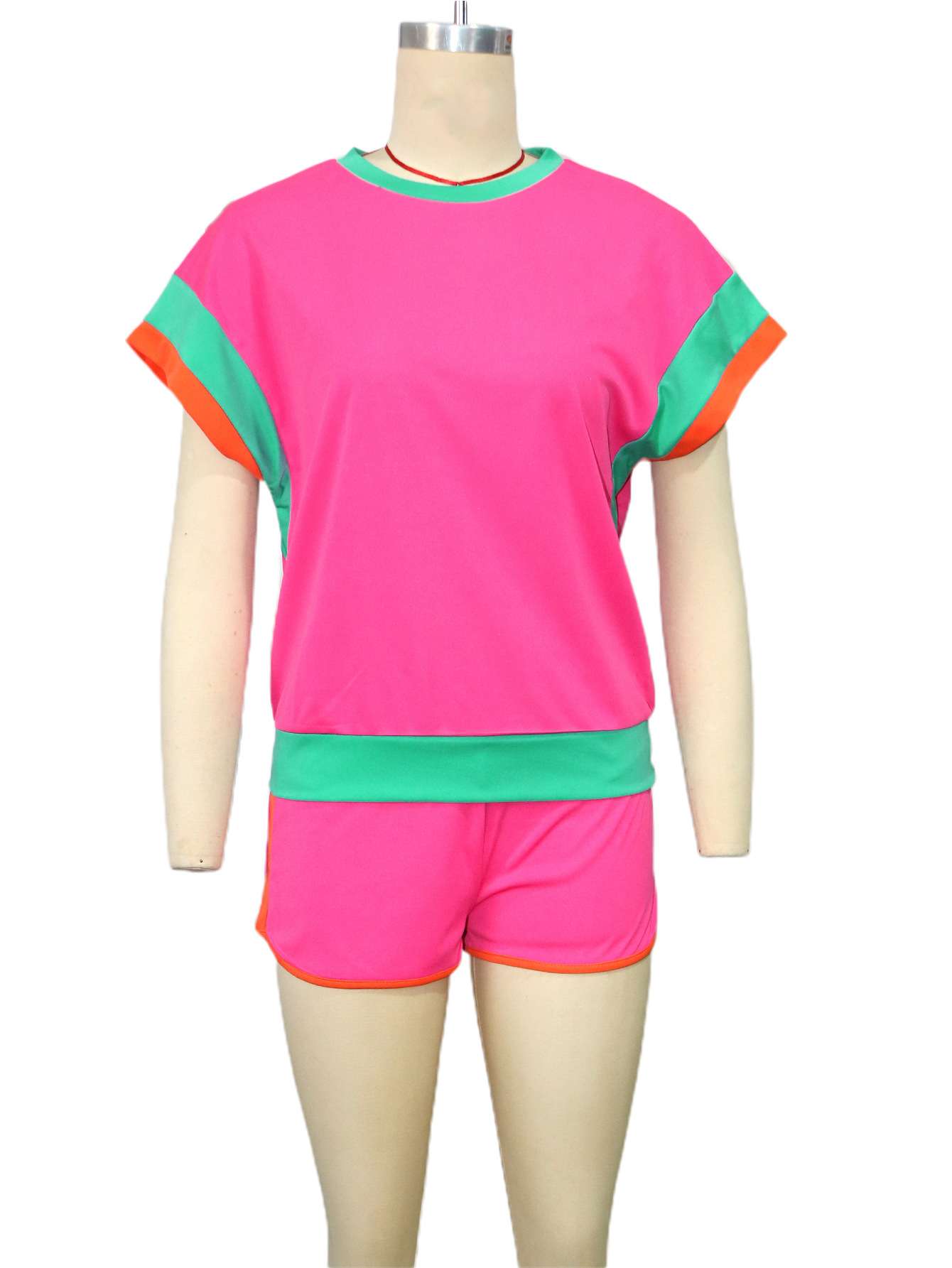 Color Block Casual Sportswear Set image 5