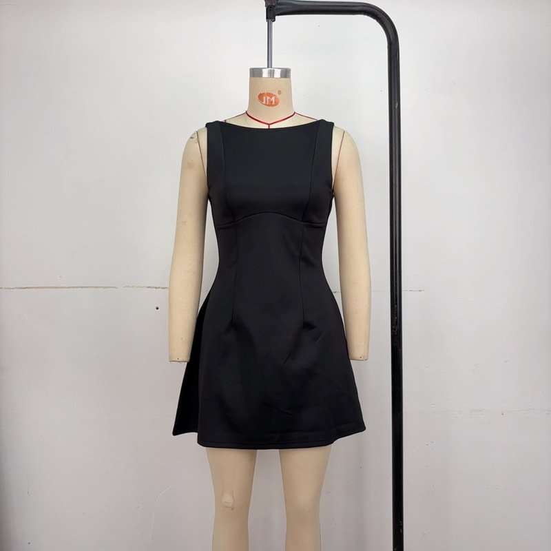 Classic Sleeveless A-Line Mini Dress image 7