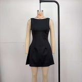 Classic Sleeveless A-Line Mini Dress image 7