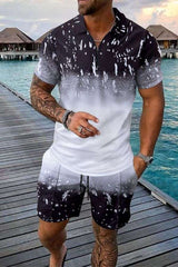 Gradient Casual Set for Men image 1