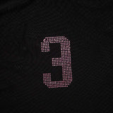 Mesh Patchwork O-Neck White Stripe Skinny Top image 7