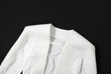 Structured Crop Jacket with Wrap Tie Detail image 5