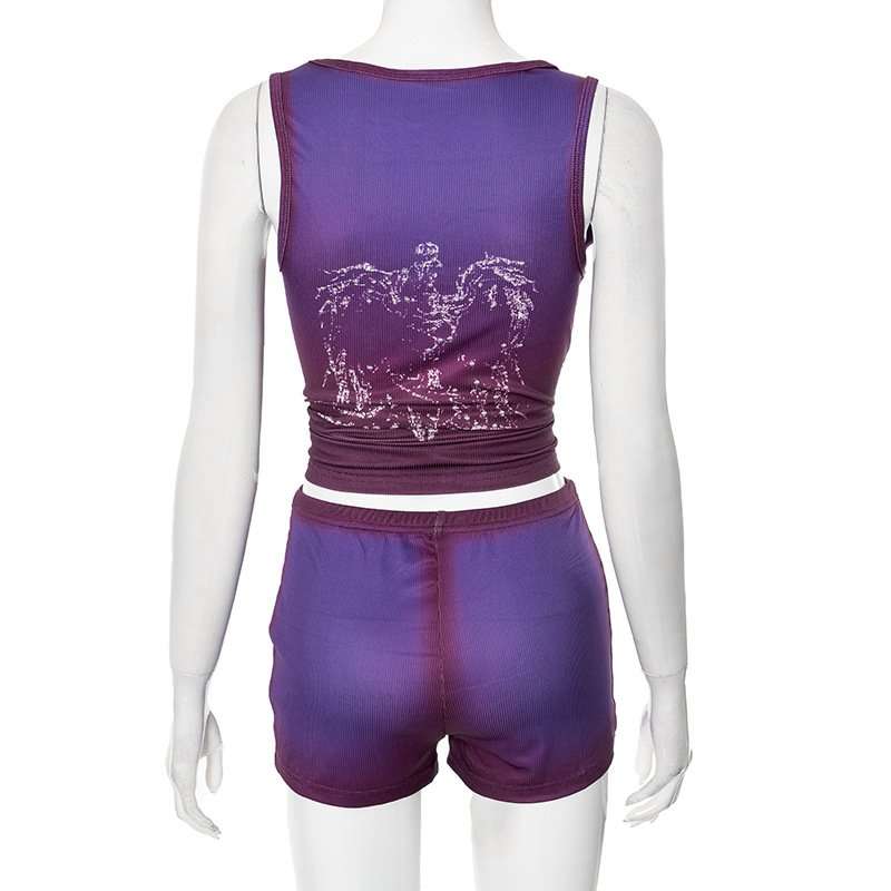 Tie-Dye Graphic Two-Piece Set image 4