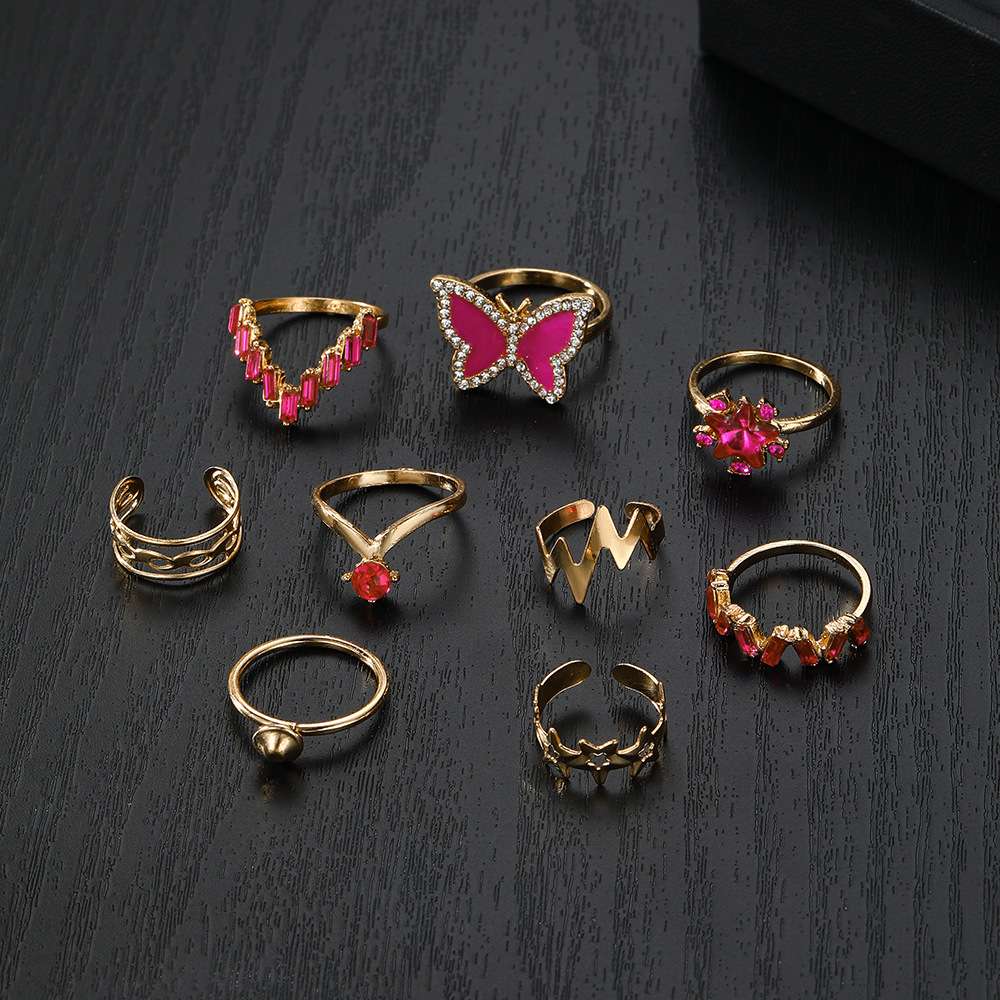Stylish Rings with Crystal Accents image 3