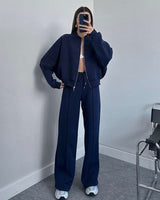 Stylish Two-Piece Tracksuit Set image 3