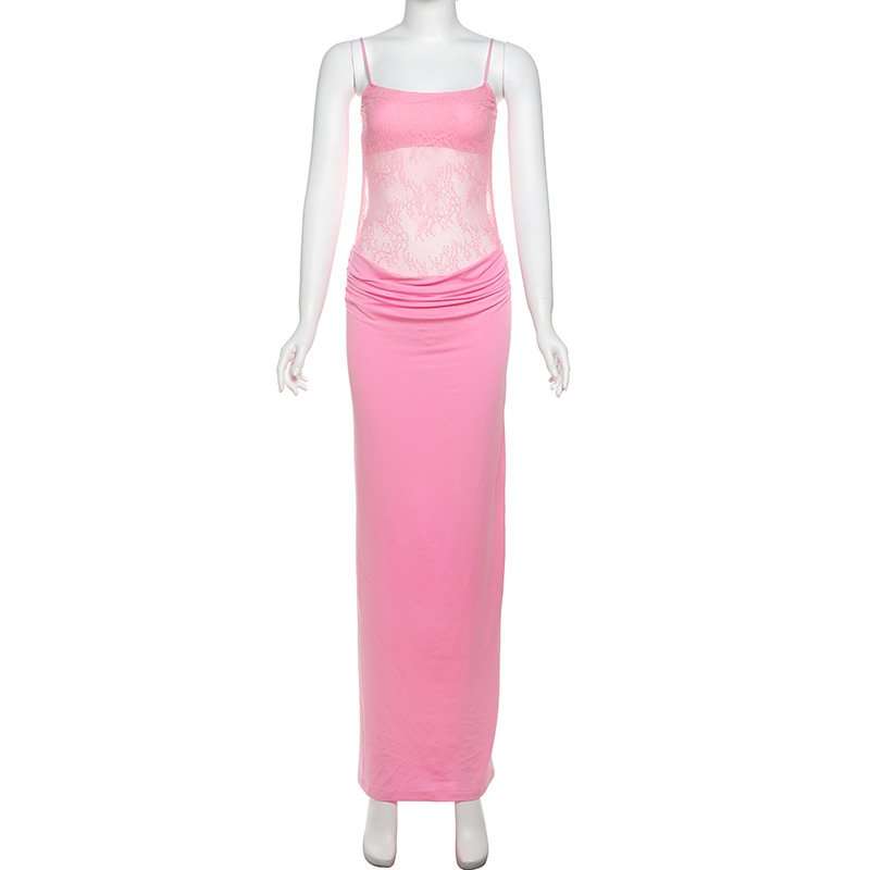 Shoulder Straps Bodycon Maxi Dress image 2