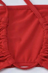 Sexy Flower Choker Open Slit Maxi Skirt Two Piece Set image 6