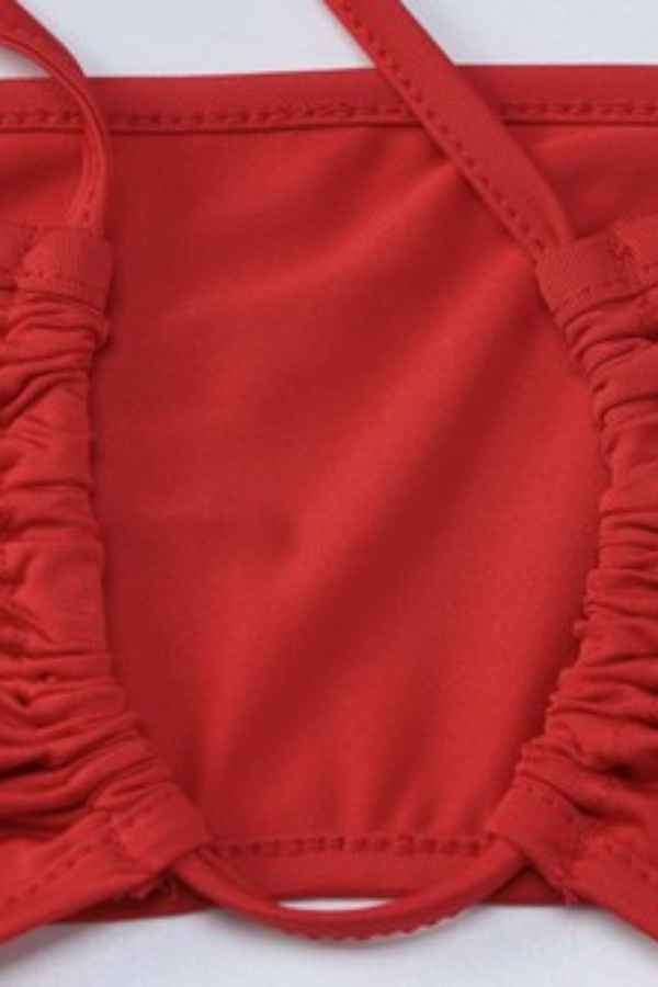 Sexy Flower Choker Open Slit Maxi Skirt Two Piece Set image 6