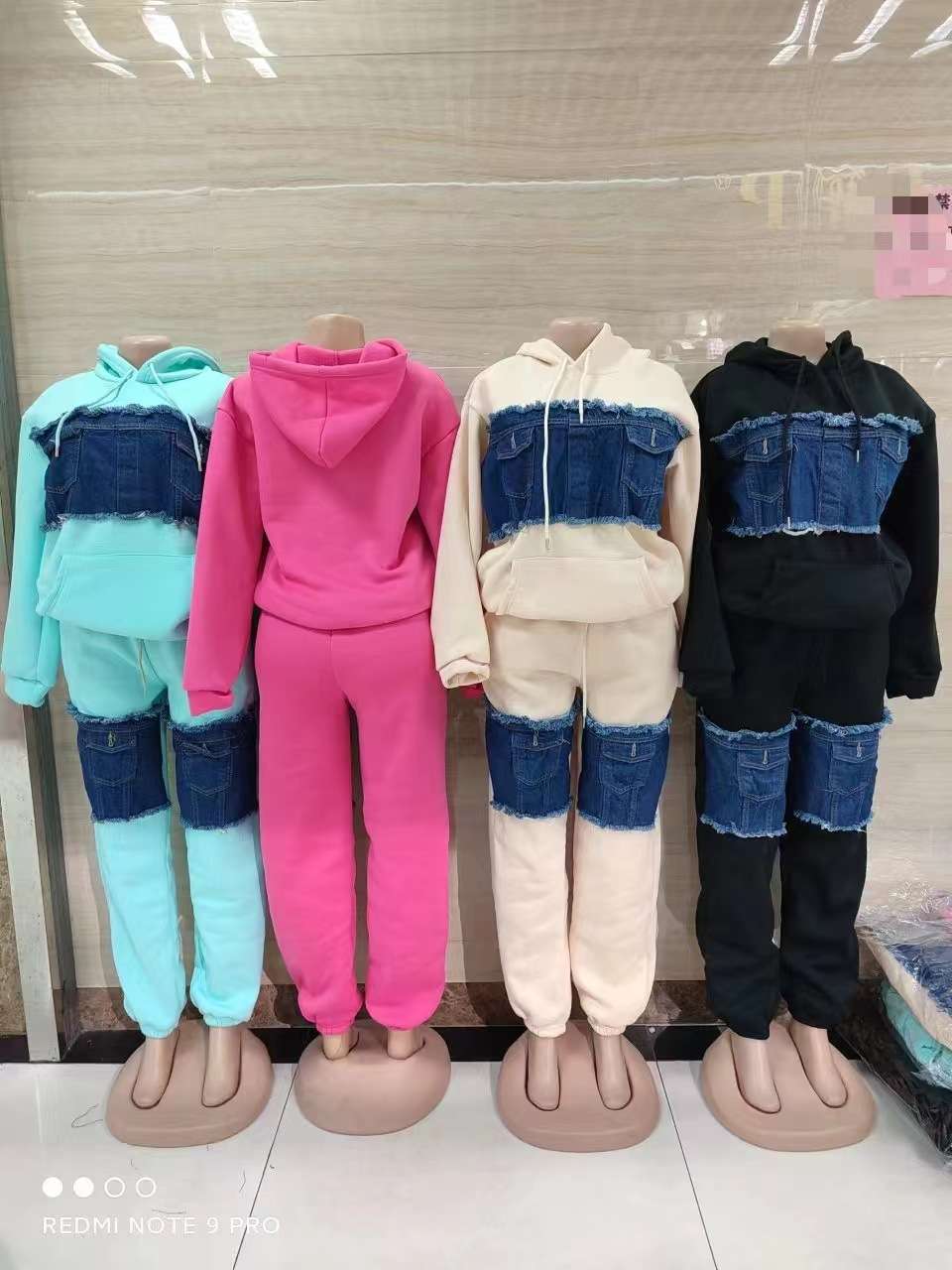 Hooded Tops and Pants Tracksuit Outfits Sweatsuit Set image 5