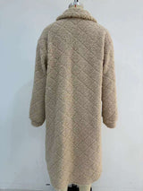 Button Up Drop Shoulder Long Sleeve Coat image 3