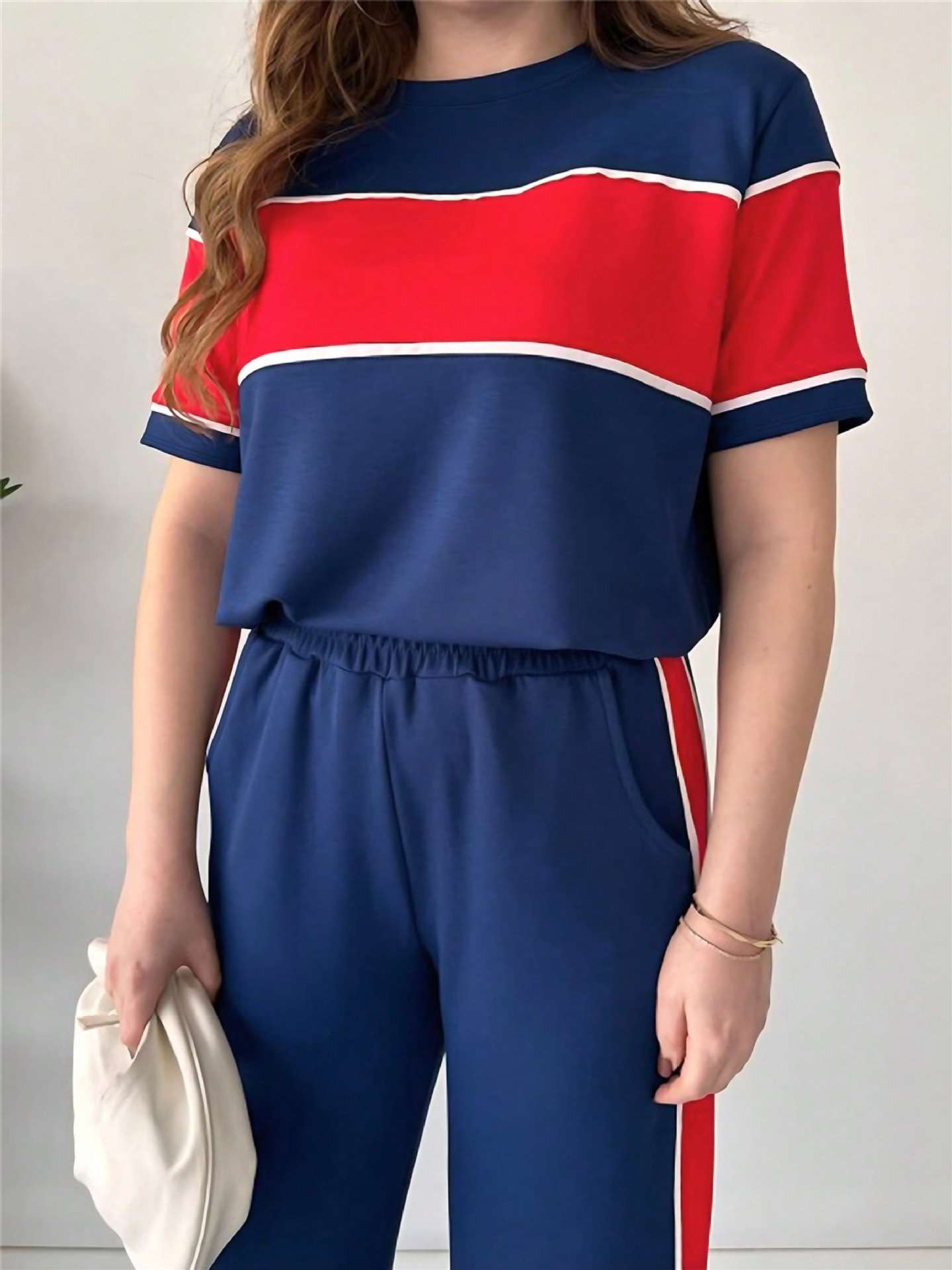 Casual Sportswear Set with  Top &amp; Matching Pants image 4