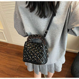 Quilted Handbag with Chain Handle