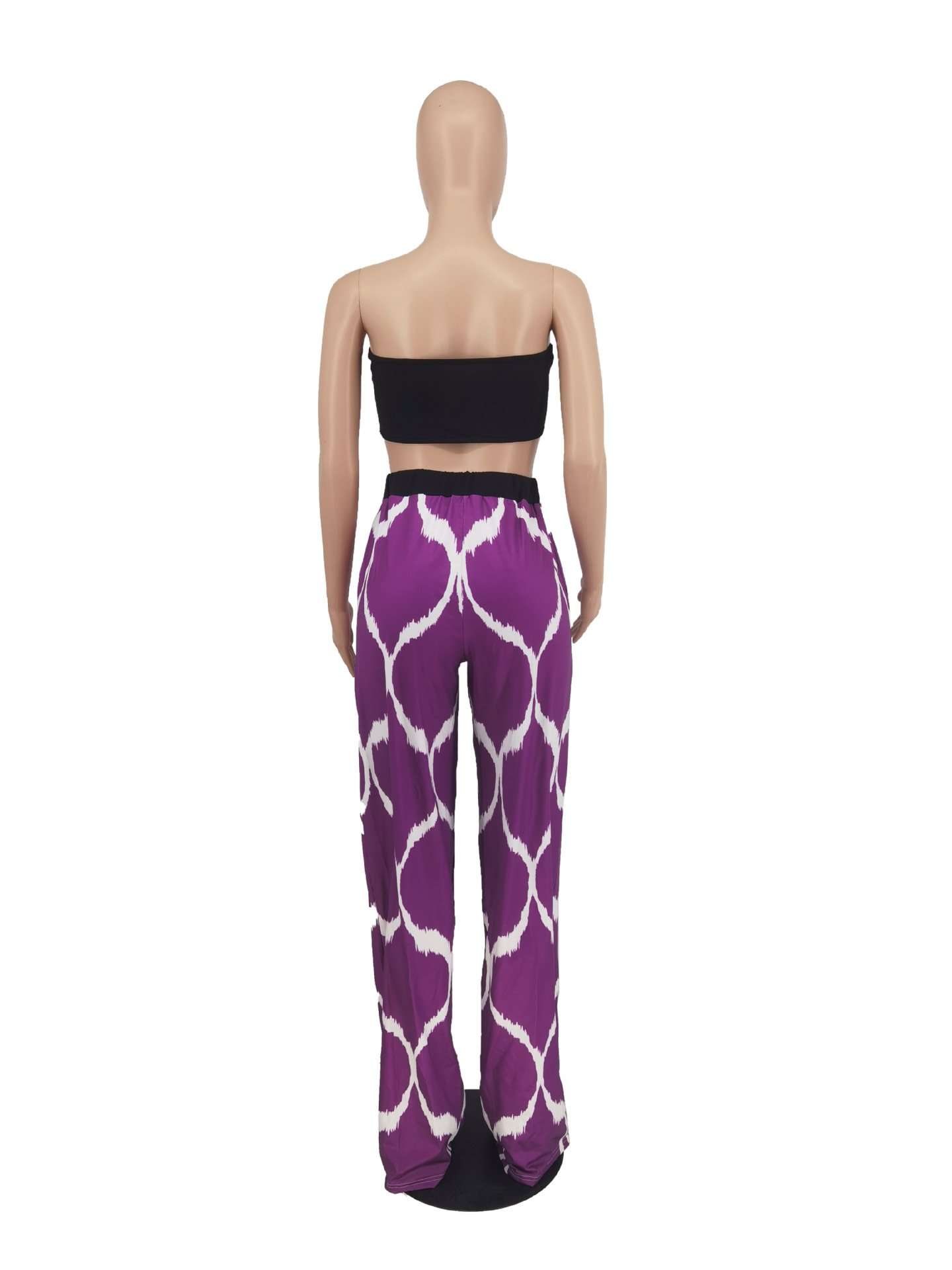 Printed Wide Leg Trouser image 3