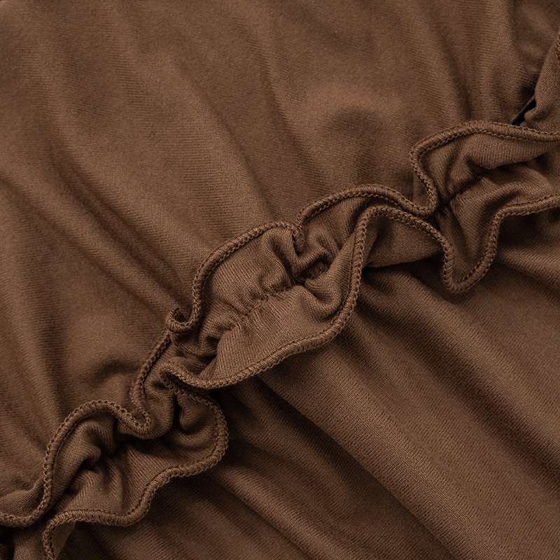 Asymmetrical One-Shoulder Ruffled Tank Top image 4