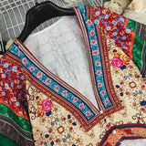 Vibrant Bohemian Patchwork Tunic image 3