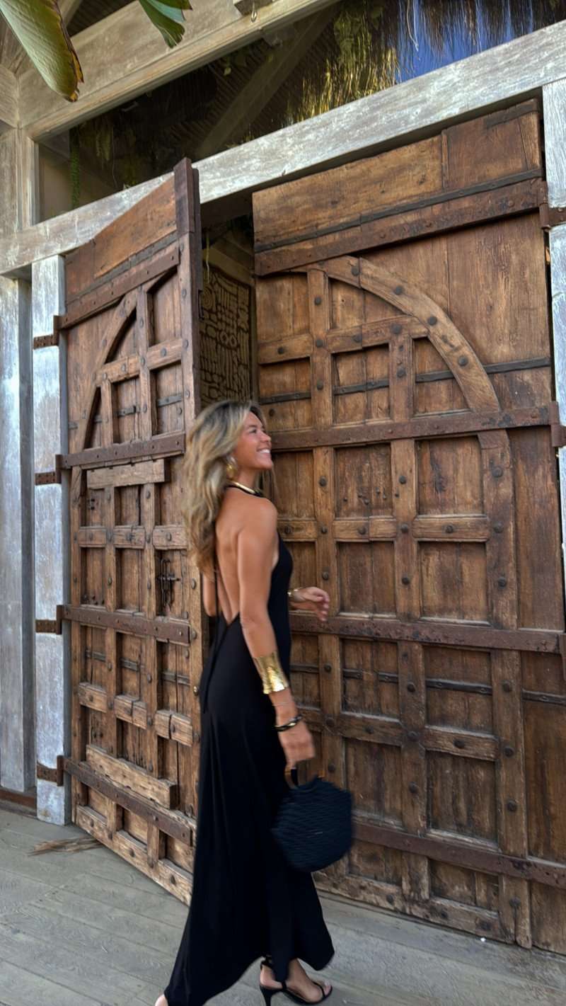 Elegant Black Maxi Dress image 5