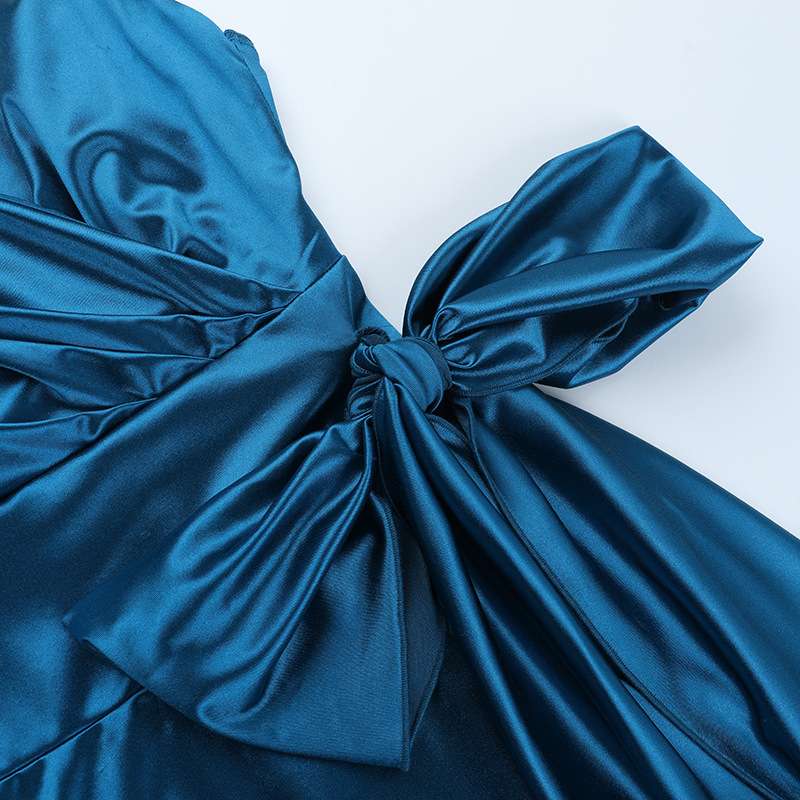 Wrap Dress with Bow Detail image 4