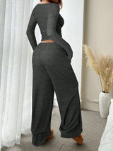 Cozy Ribbed Loungewear Set image 4
