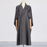 Wrap Sleeve Long Coat image 1