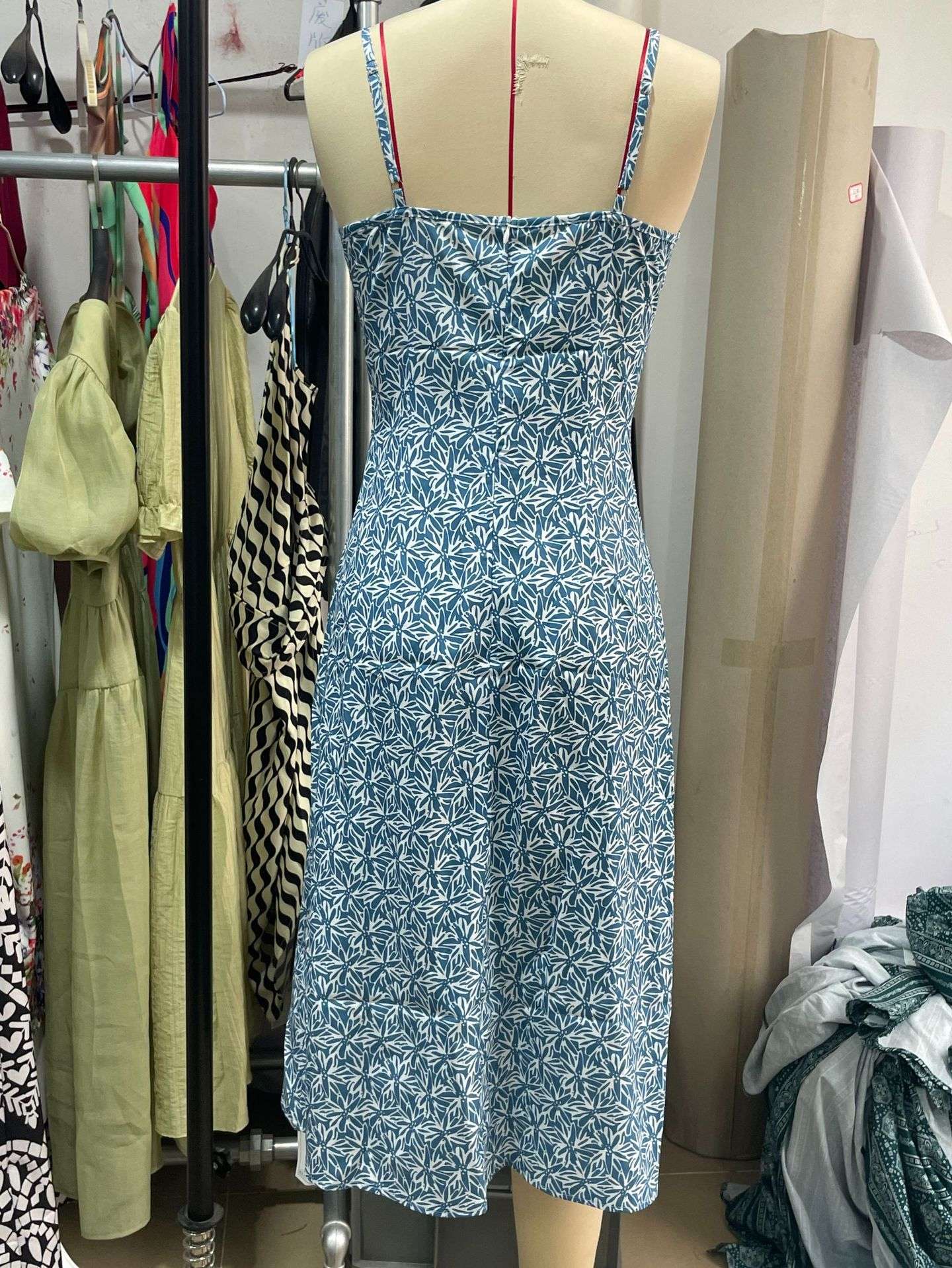 Floral Tie-Front Maxi Dress with Side Slit image 3
