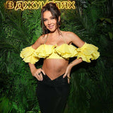 Ruffled Off-Shoulder Crop Top image 3