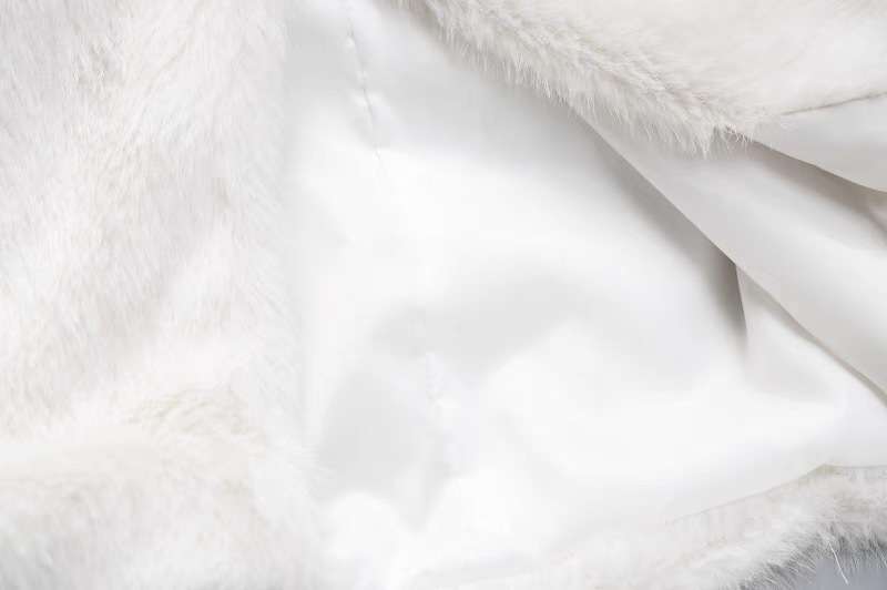 Fluffy Faux Fur Women Thick Overcoat image 5