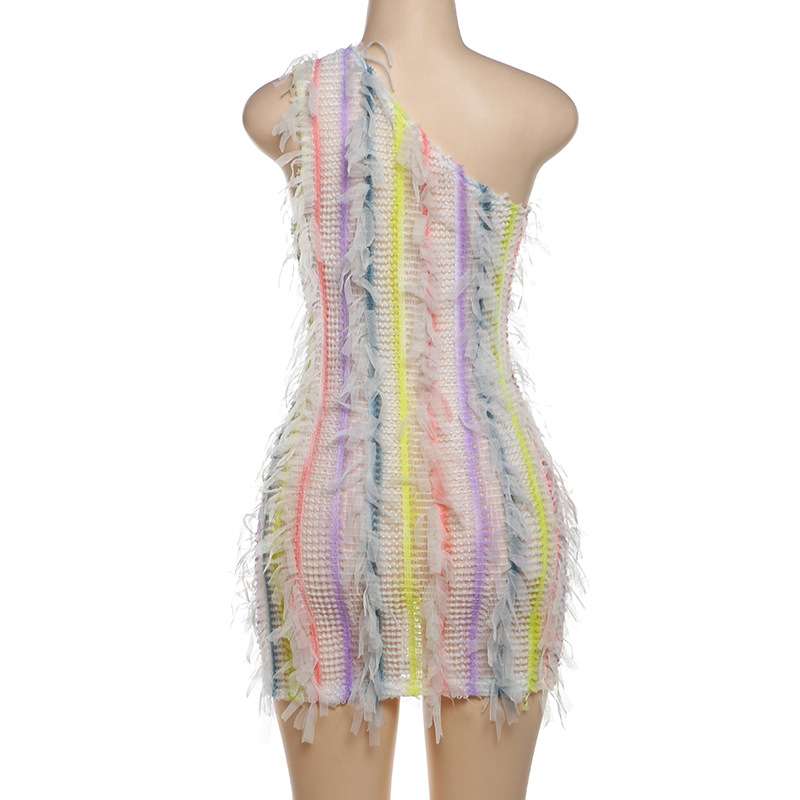 Prism Delight Tassel Mini Dress image 3
