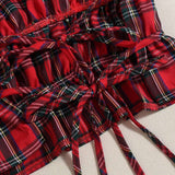 Halter Backless Crop Top  Mini Skirt Set image 4