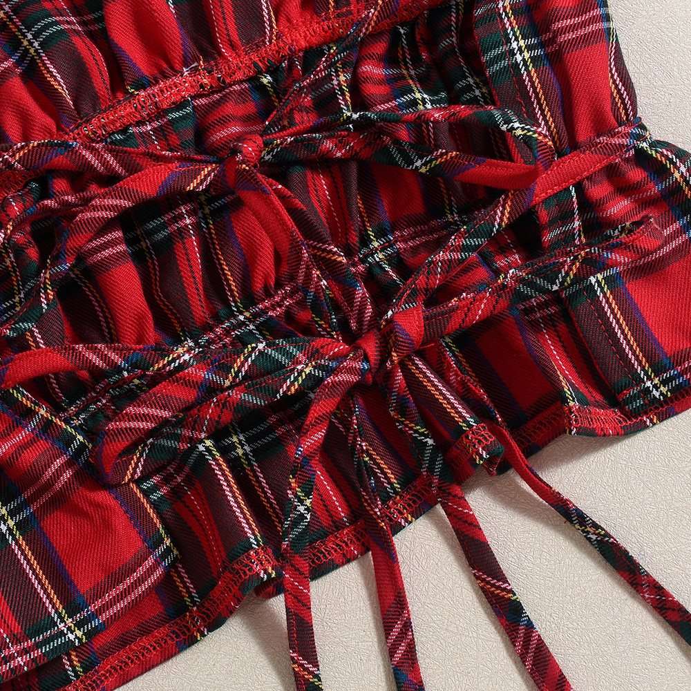 Halter Backless Crop Top  Mini Skirt Set image 4