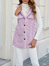 Winter Dreams Faux Fur Vest - L, Purple image