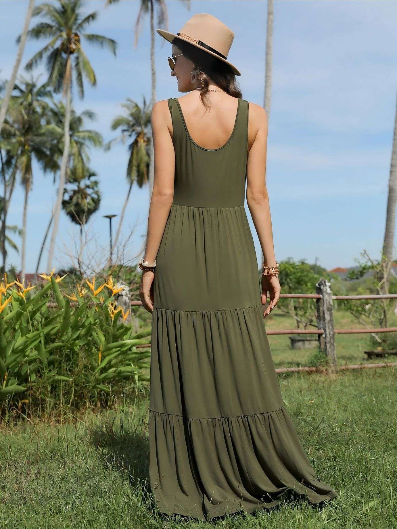 Chic Tiered Maxi Dress image 3