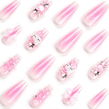 Hello Kitty 3D Acrylic Nail Set image 2