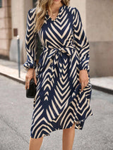 Stylish Geometric Pattern Dress image 4