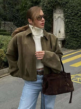 Vintage-Inspired Oversized Jacket image 4