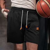 Athletic Sweat Shorts - S, Black image