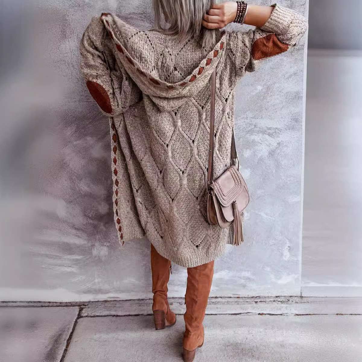 Cozy Chunky Oversized Cardigan Jacket image 5