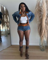 Stylish Casual Set with PU Details image 5