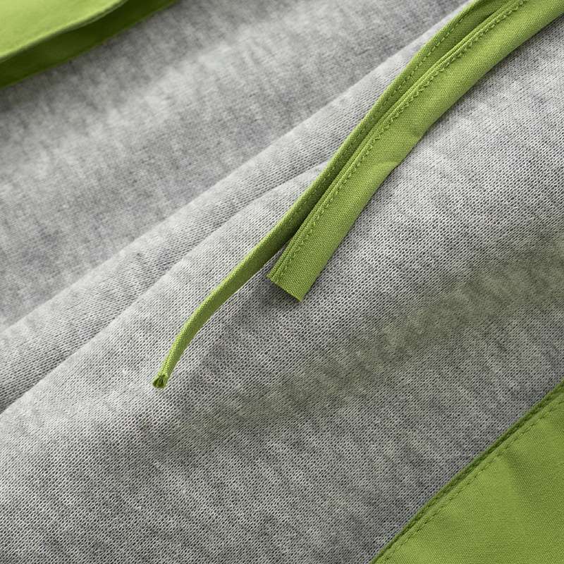 Contrast Color Duffel Bag Wide Leg Pants image 4