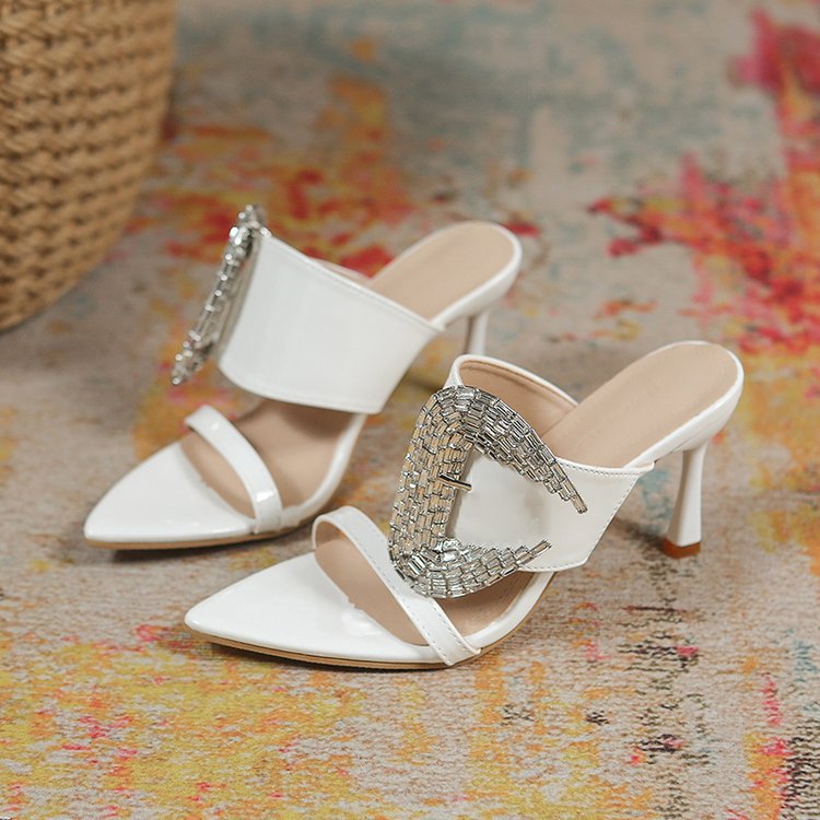 Women’s Open Toe Wedge Mule Sandals