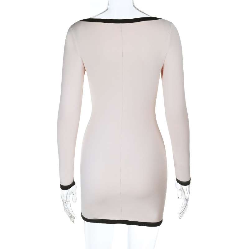 Bodycon Dress with Trim image 4