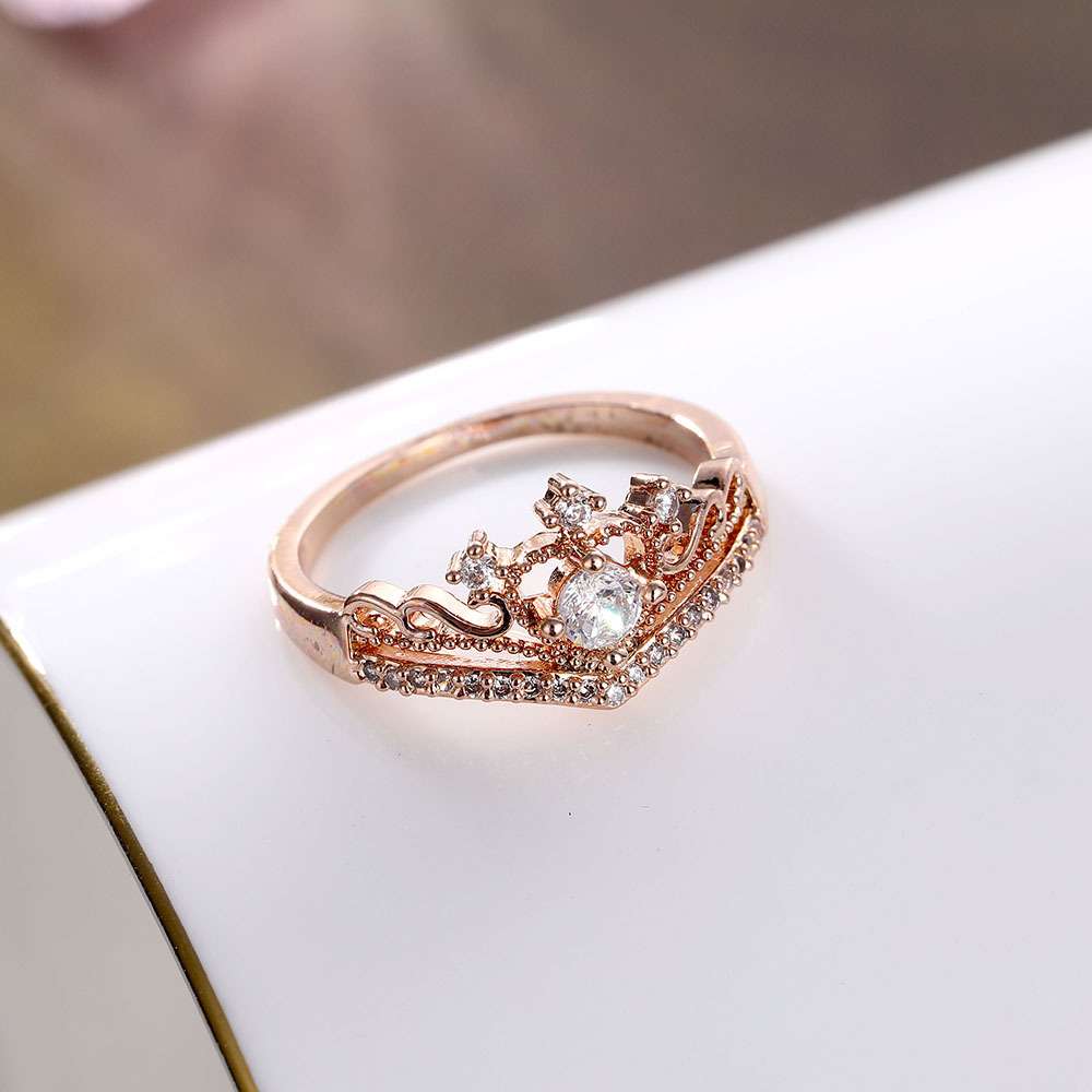Crown-Shaped Engagement Ring image 4