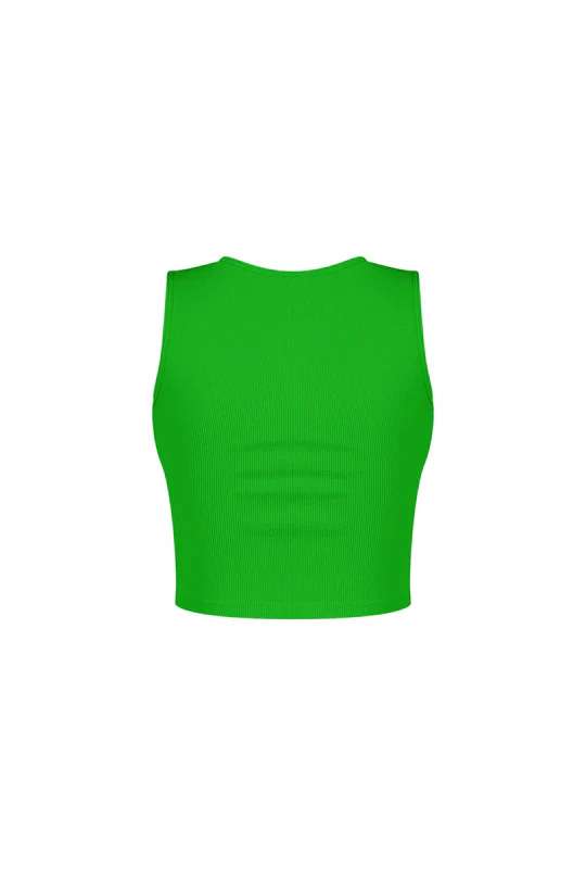 Cut-Out Sleeveless Crop Top image 6