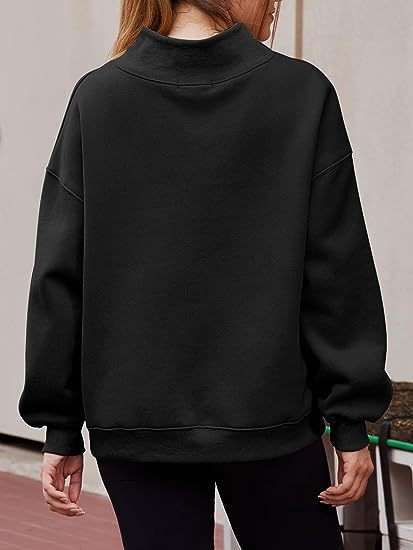 Long-sleeved High Neck Sweatshirt image 6