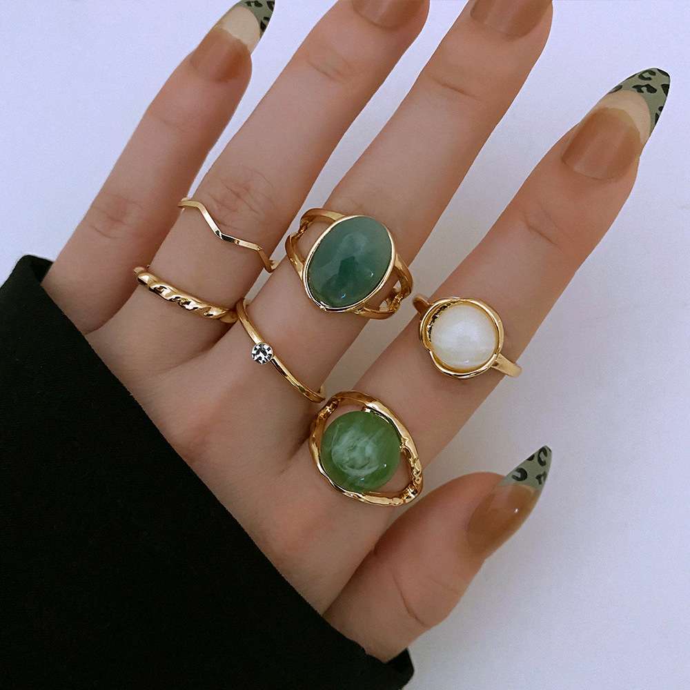 Fashion Stone Rings Set image 0