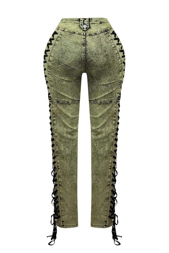 After Hours Lace Up Flare Pant image 4