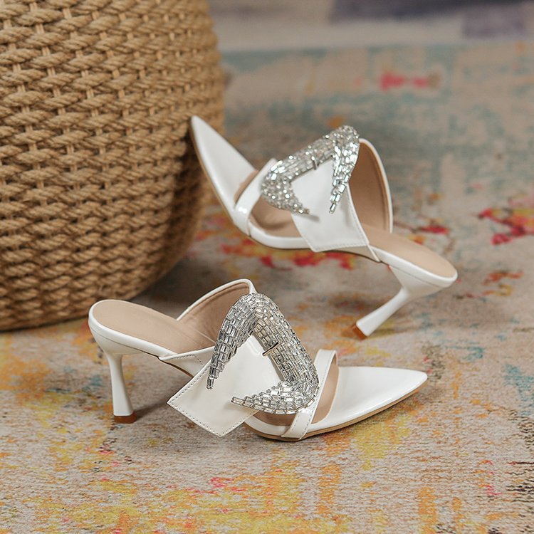 Women’s Open Toe Wedge Mule Sandals