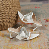 Women’s Open Toe Wedge Mule Sandals